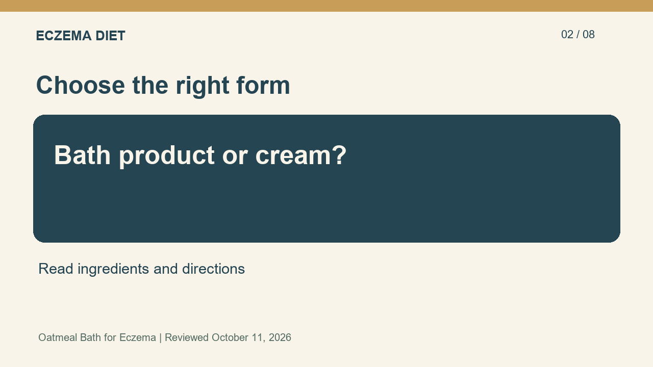 Bath product or cream?; Read ingredients and directions